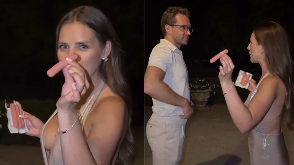 Ola Nowak zakopała kiełbasę, żeby odczarować złą pogodę