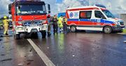 Koszmar na S6. Lekarze walczą o życie strażaka