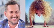 Marcin Prokop żartuje z żony "joginki": "Nie ma nóg i składa się głównie z włosów"