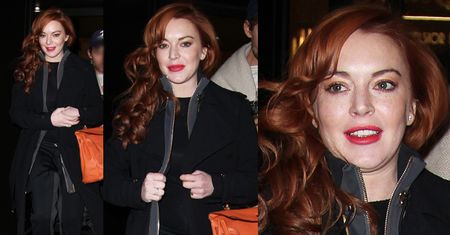 Elegancka (?) Lindsay Lohan w Mediolanie (ZDJĘCIA)