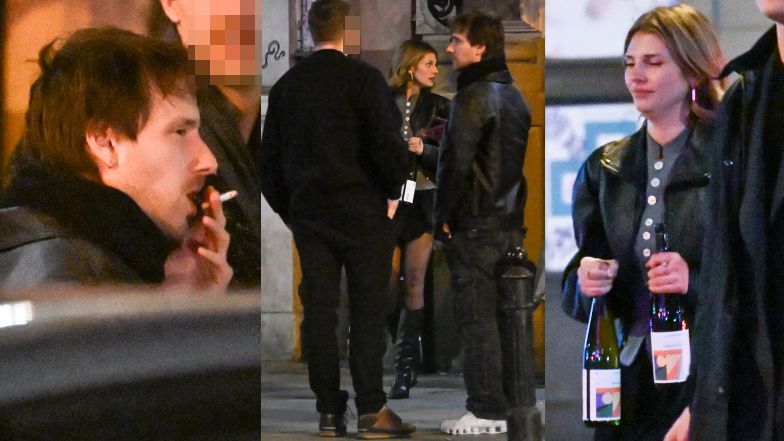 Maciej Musiał imprezuje z partnerką