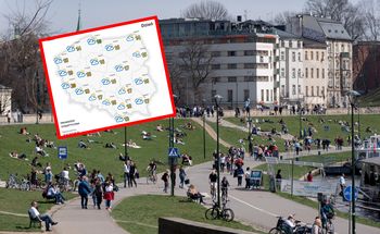 Antycyklon Tilman nad Polską. Nawet ponad 20 stopni