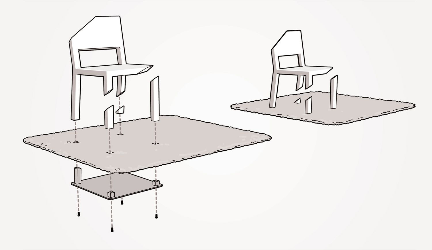 Cut Chair - jak to możliwe, że stoi? 4