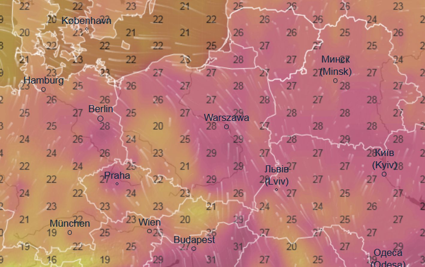 Nadchodzi gwałtowniejsza pogoda. Możliwy deszcz i burze