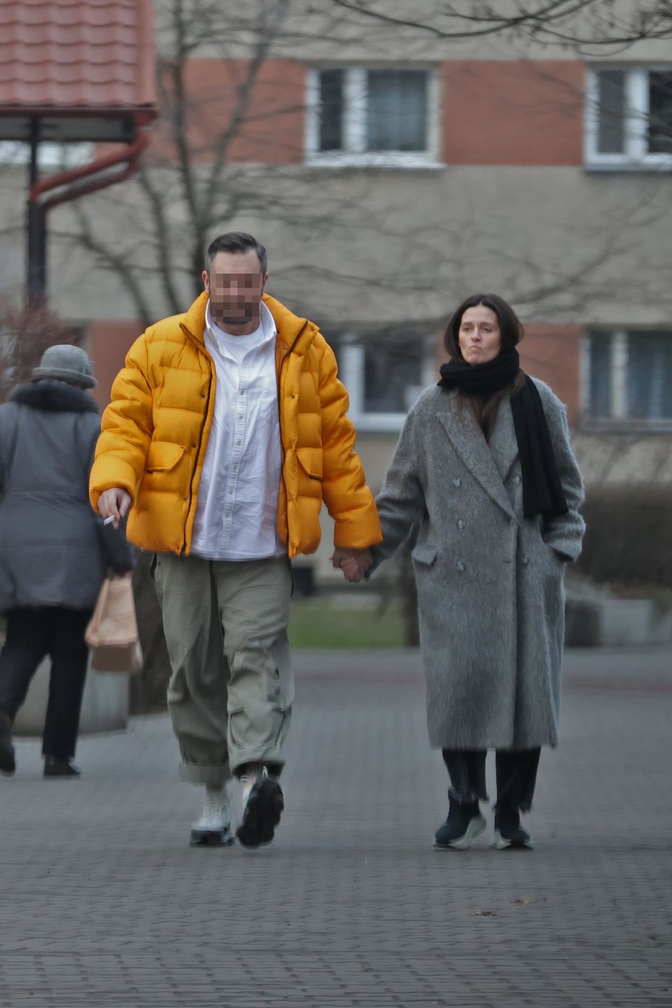 Agnieszka Grochowska z tajemniczym mężczyzną