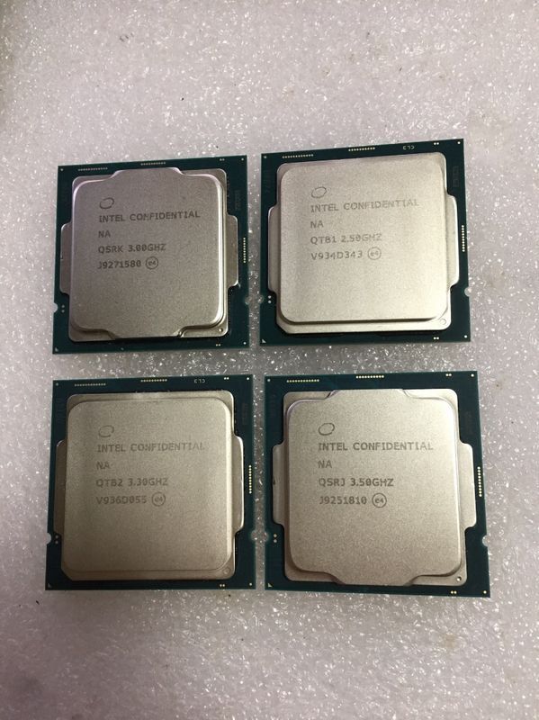 Intel Core i5-10600, Core i5-10600K, Core i9-10900 i Core i9-10900K ES