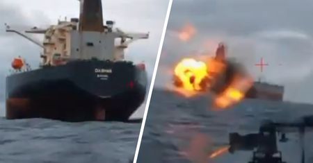 Atak na rosyjską flotę cieni. Jest spektakularne nagranie