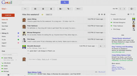 Nowy Gmail: odświeżony interfejs i jeszcze łatwiejsze wyszukiwanie 3