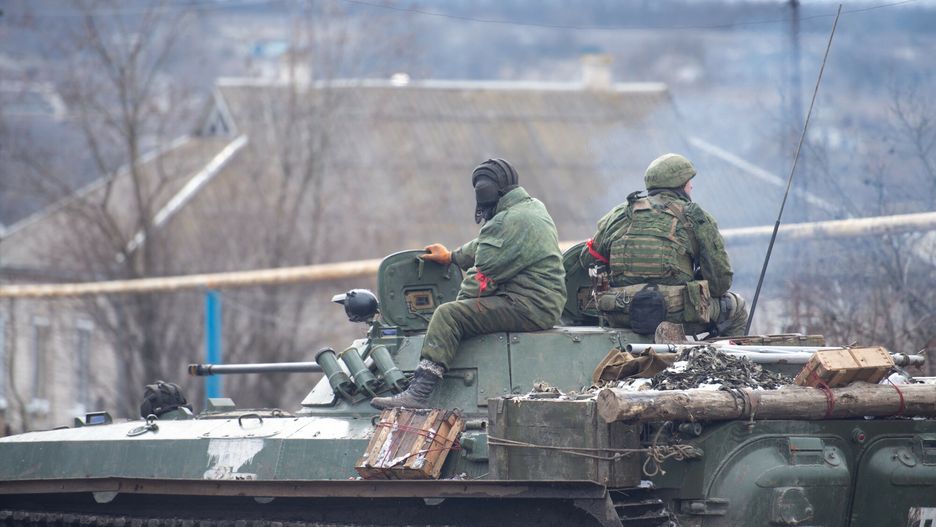 Wojna w Ukrainie - armia rosyjska
DONETSK, UKRAINE - MARCH 6: Pro-Russian separatists, in uniforms without insignia, are seen in the pro-Russian separatists-controlled Donetsk, Ukraine on March 6, 2022. Stringer / Anadolu Agency/ABACAPRESS.COM
AA/ABACA