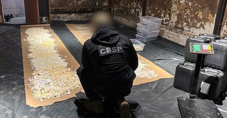 Narkotykowa fabryka w dawnej stadninie. Miliony złotych w towarze przejęte przez służby