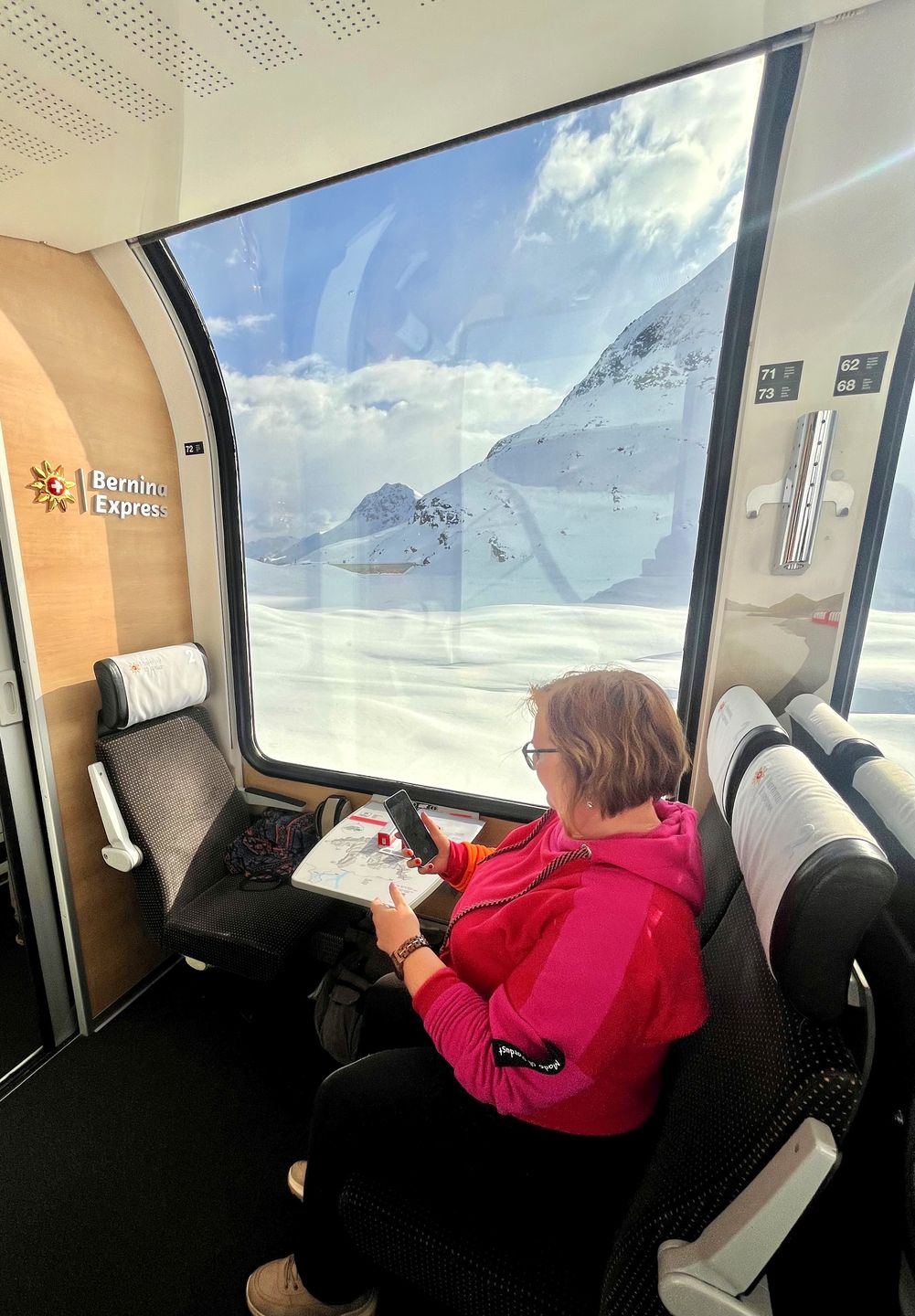 Ekspres Bernina ma panoramiczne okna