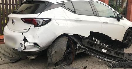 Śląskie. Rozbił się w trakcie ucieczki przed policją