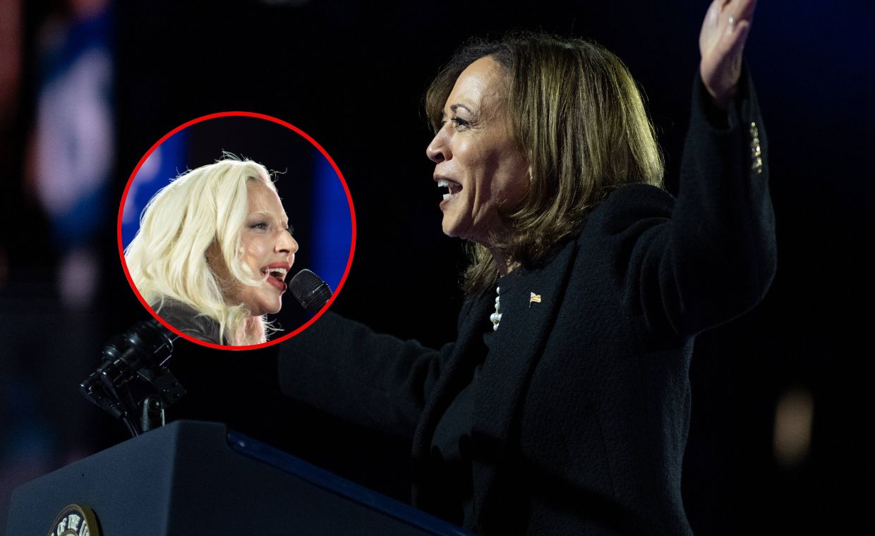 Lady Gaga wystąpiła na finałowym wiecu Kamali Harris