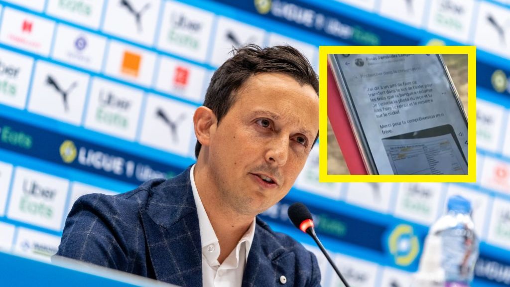 Na zdjęciu: prezes Olympique Marsylia Pablo Longoria
