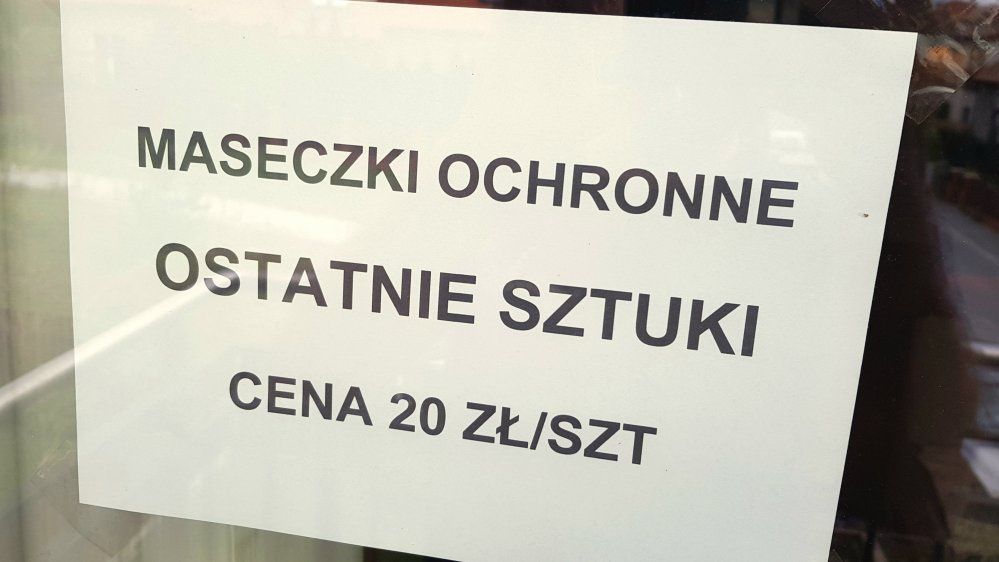 MAseczki ochronne ostatnie sztuki 20 zł