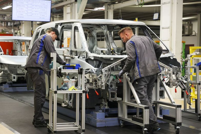 VW Buzz Production at The Volkswagen AG Hannover Plant
Bloomberg
fabrication, european, ev, german, media tour, facility, electric vehicles, manufacture, campervan, e.u., eu, business news, automobiles, cars, vehicles, industries, automotive, euro members, emea