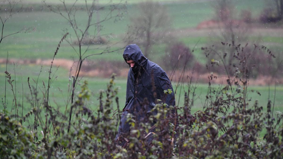  Funkcjonariusz służb na terenie miejscowości Przewodów