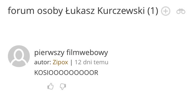 Okrzyk Kurczewskiego zapada w pamięć (komentarz na Filmwebie)