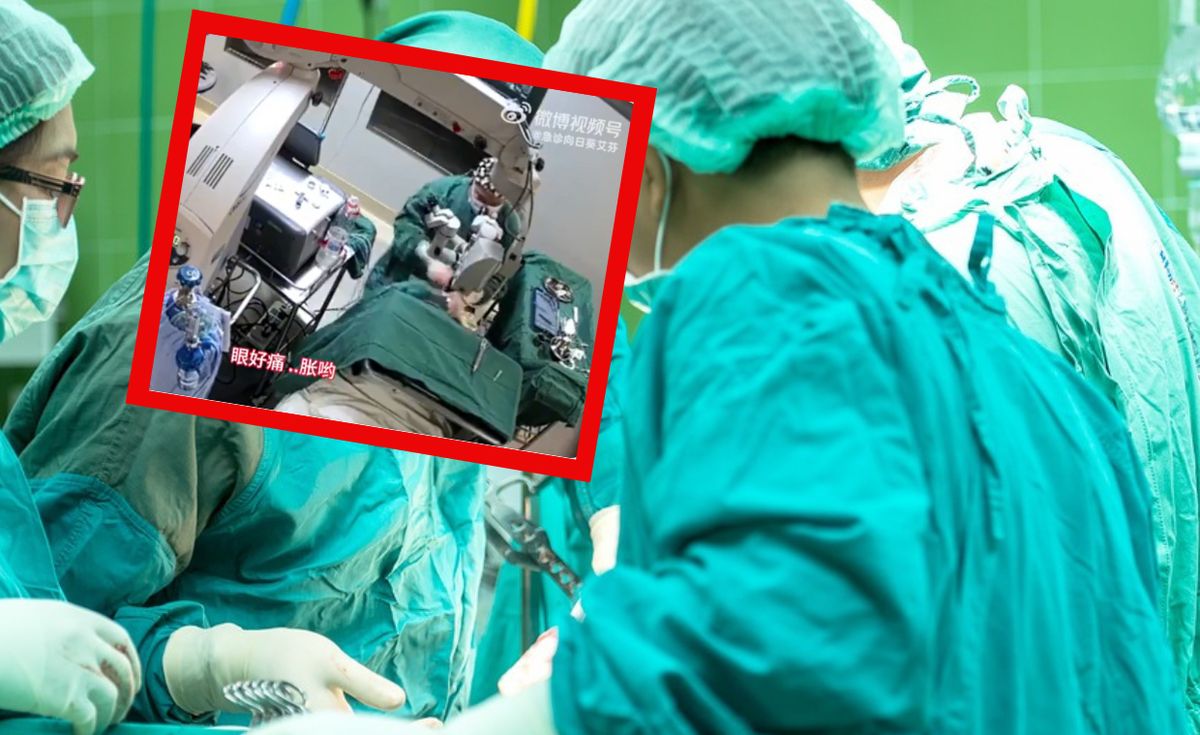 Chirurg uderzył w głowę operowaną pacjentkę