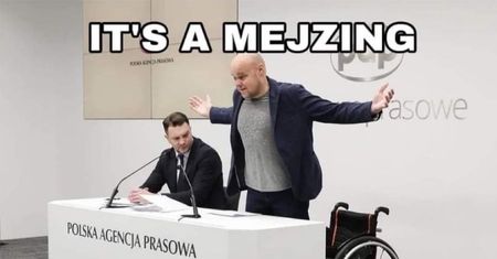 Konferencja prasowa Mejzy. Internet pęka ze śmiechu [MEMY]