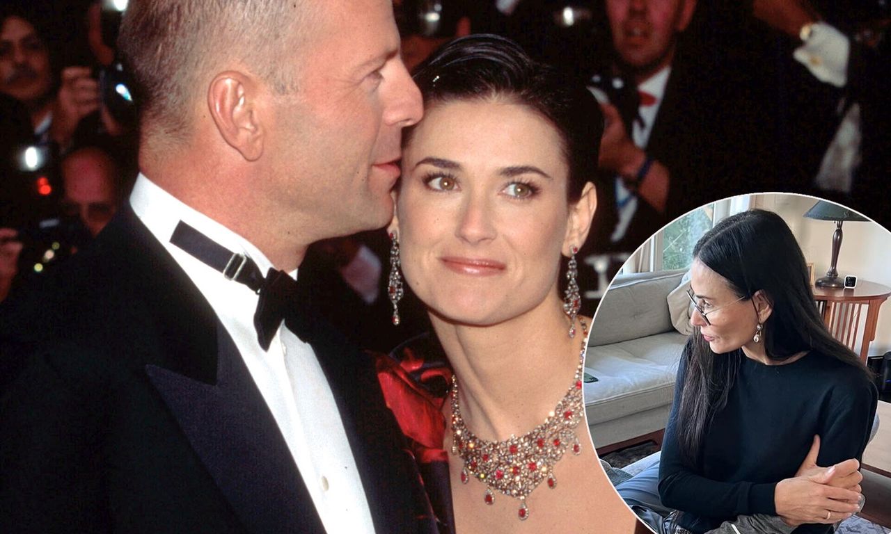 Demi Moore pokazała nowe zdjęcia byłego męża. Bruce Willis nie jest w dobrej formie