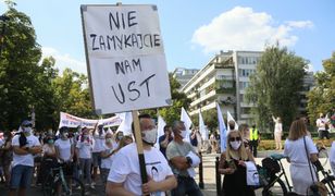 Protest medyków w Warszawie. Zamknięte ulice w centrum. Lista utrudnień