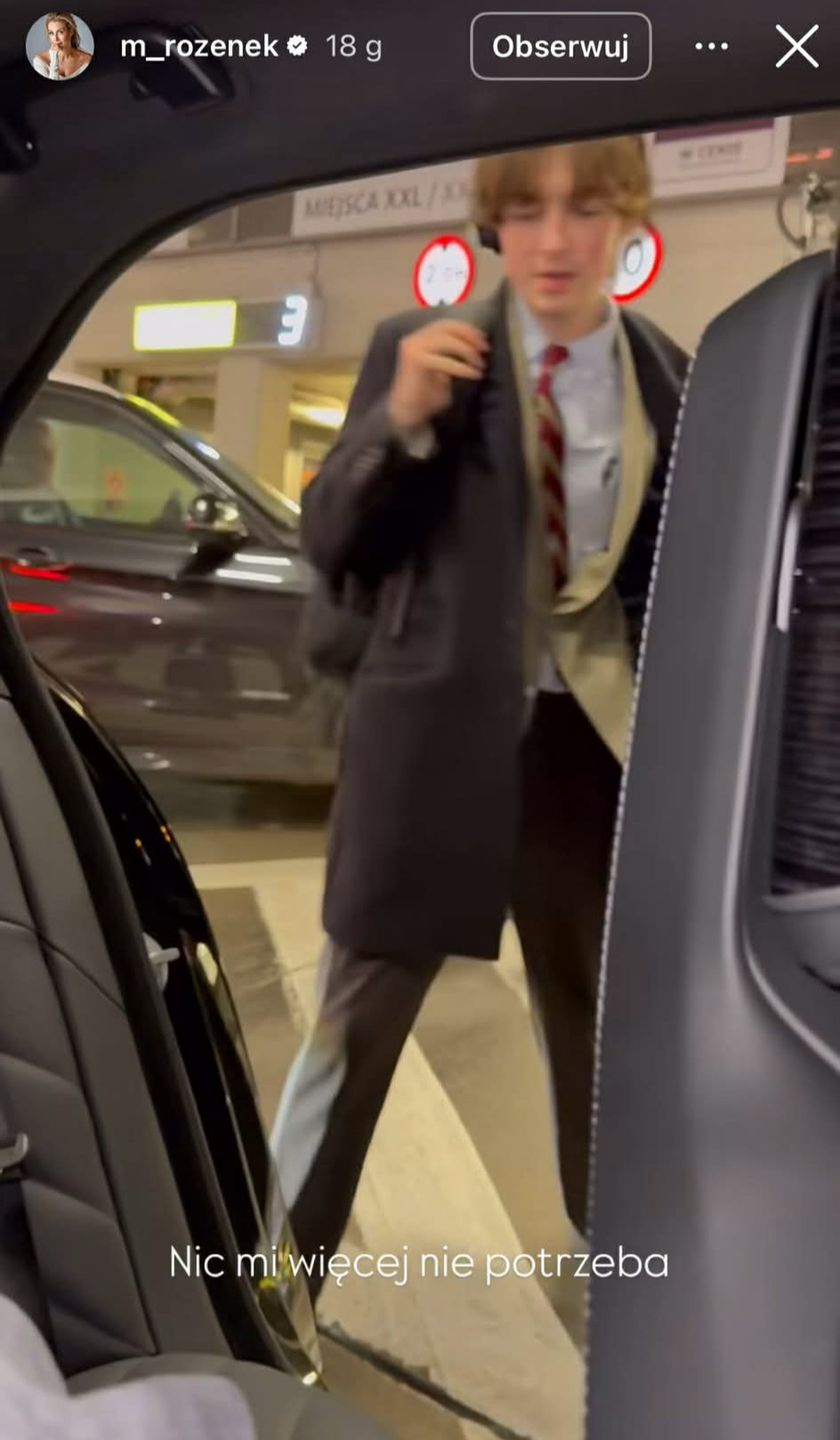 Syn Małgorzaty Rozenek wrócił na święta do domu