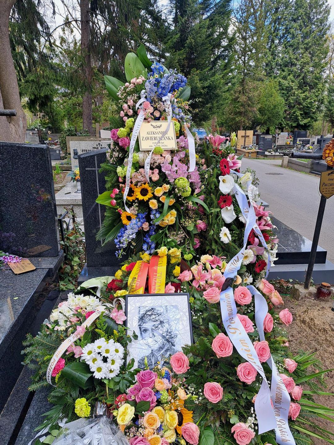 Pogrzeb Aleksandry Zawieruszanki