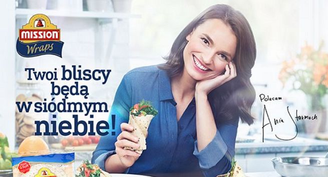 Anna Starmach w „anielskiej kuchni” promuje Mission Wraps (wideo)