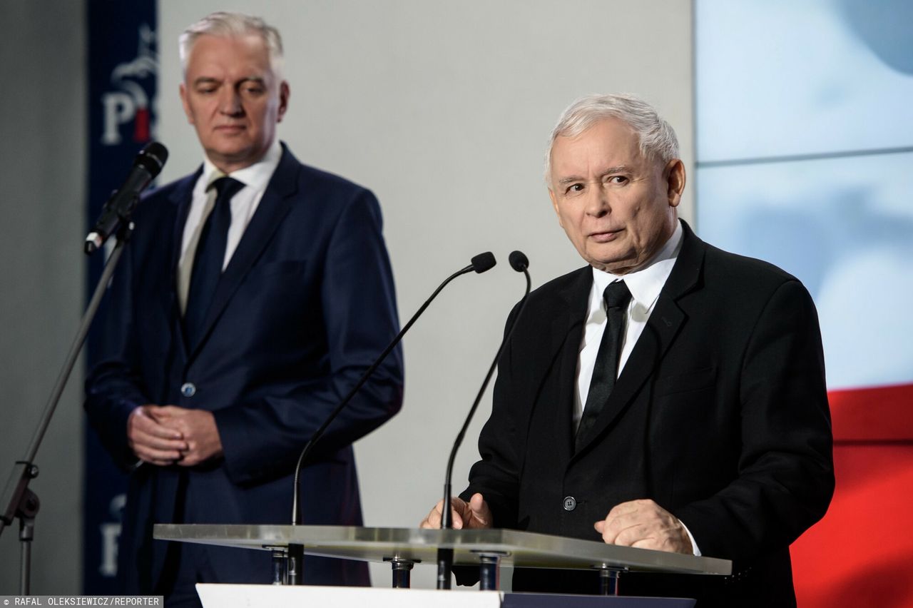 Rekonstrukcja rządu. PiS ma kandydata na następcę Jarosława Gowina? Na zdjęciu wicepremier Jarosław Kaczyński z byłym koalicjantem Jarosławem Gowinem 