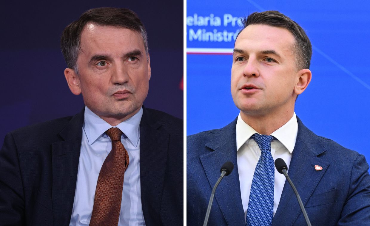 Ziobro na Węgrzech. Szłapka nazywa go "bezczelnym tchórzem"