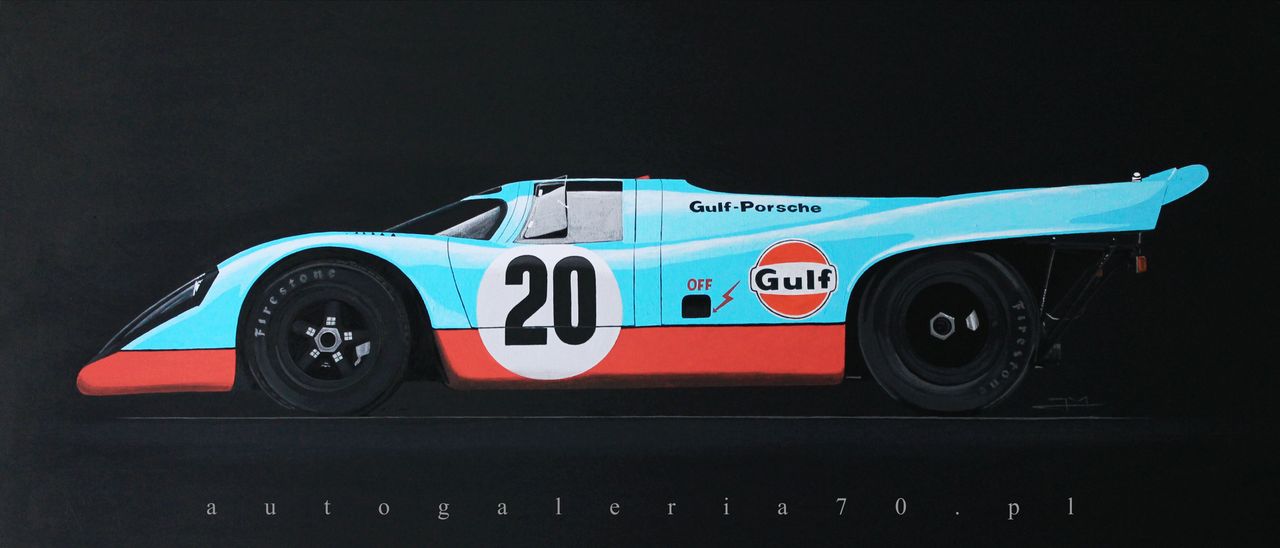 Steve McQueen za kierownicą Porsche 917 w 24 godzinnym wyścigu  na torze w Le Mans stworzył niezapomnianą kreację w historii kina.