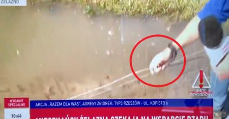 Zachowanie dziennikarza TVP Info zmroziło internautów. Nagle chwycił za kable