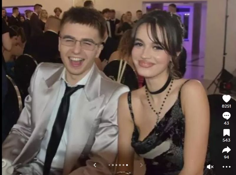 Mata i Natalia Wencel na studniówce
