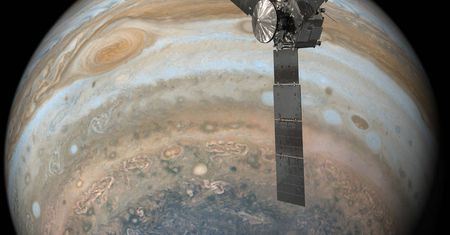 Ósmy przelot sondy Juno nad Jowiszem zaowocował genialnym zdjęciem