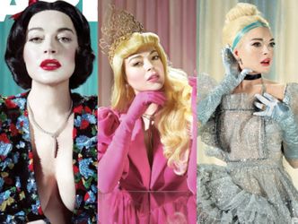 "Grzeczna" Lindsay Lohan udaje księżniczki Disney'a