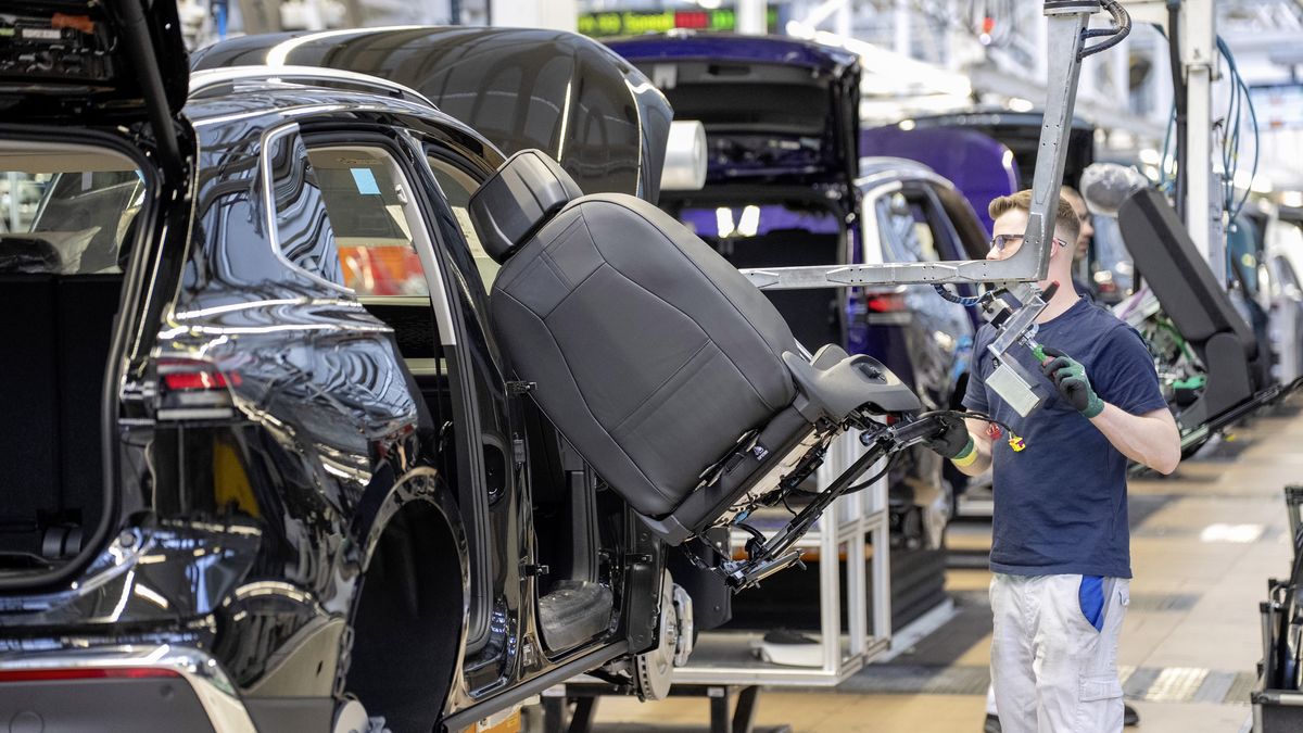 Linia produkcyjna Volkswagena Tiguana