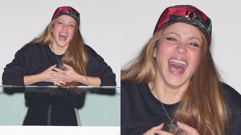 Shakira pozdrawia fanów z balkonu