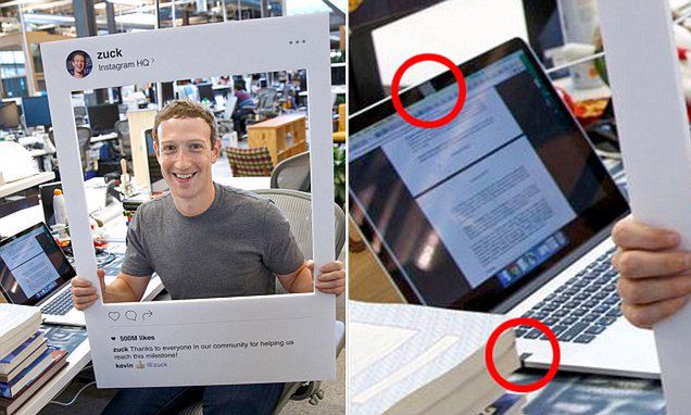 Nawet Mark Zuckerberg zakleja kamerkę w laptopie