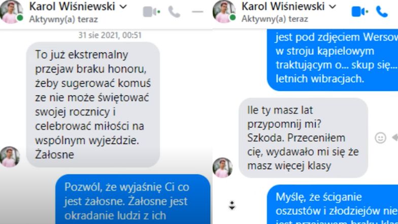Wersow odpowiedziała na zarzuty Sylwestra Wardęgi