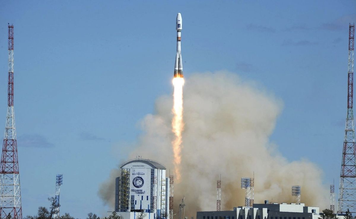 Start rosyjskiej rakiety Sojuz-2