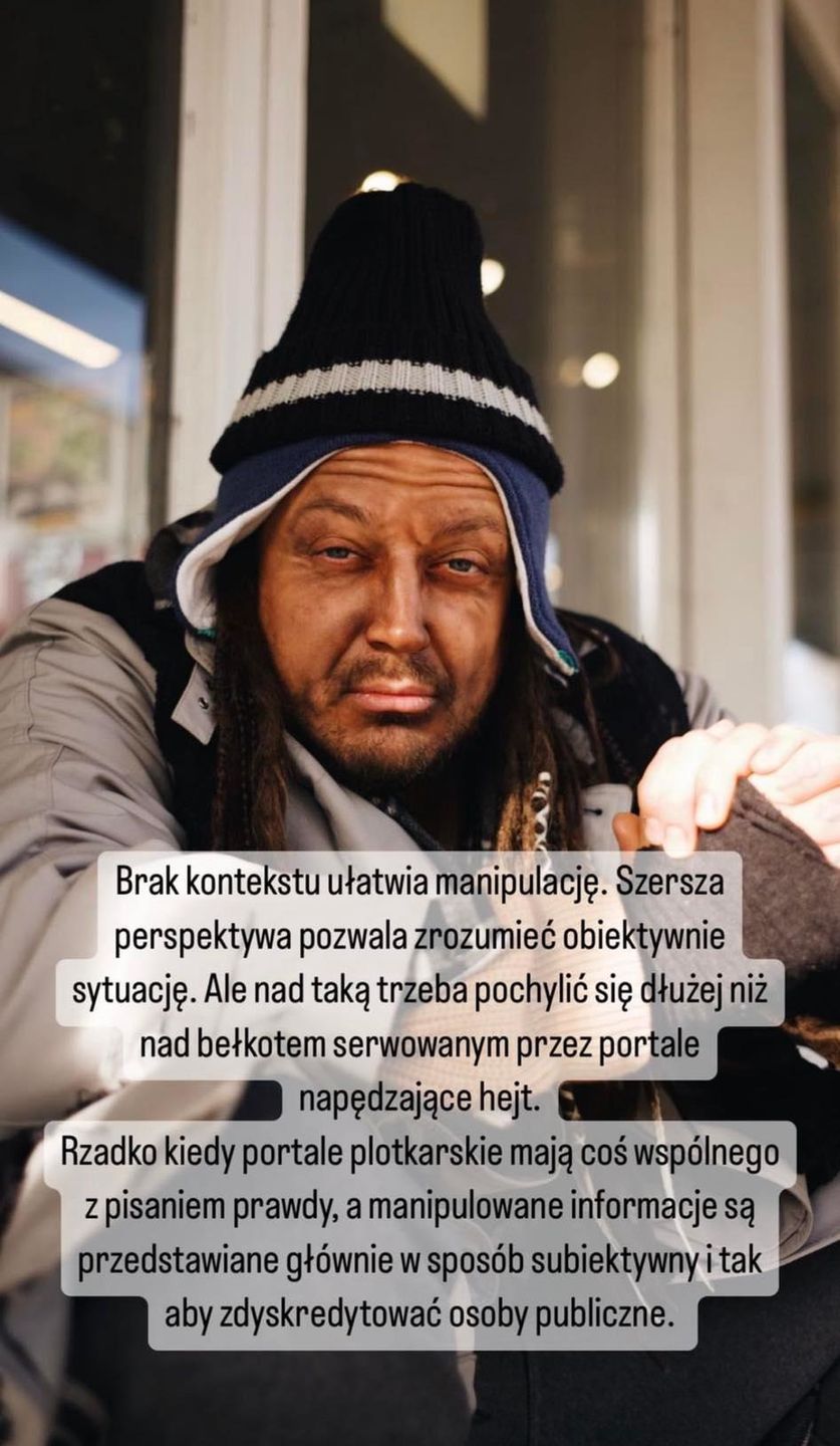 Baron tłumaczy się z niesmacznych żartów