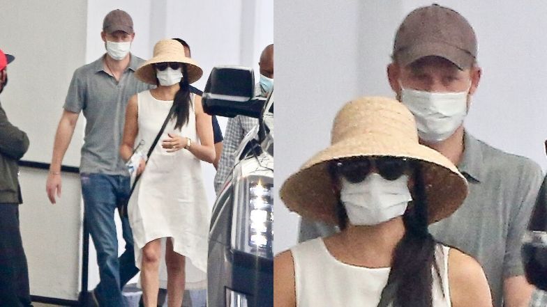 Harry i Meghan opuszczają spotkanie w Beverly Hills