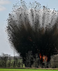 Wybuch w Ukrainie, przy granicy z Białorusią. Uszkodzony most i tory