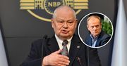 Prezes NBP: mówi się, że Bruksela wyznaczyła Tuskowi zadanie obalenia rządu