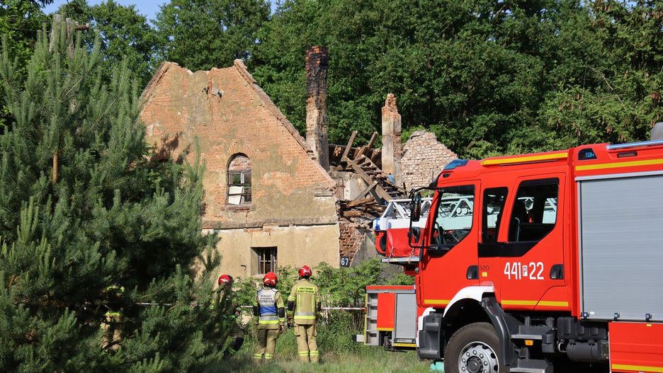  W Albertowsku pod Grodziskiem zawalił się dom