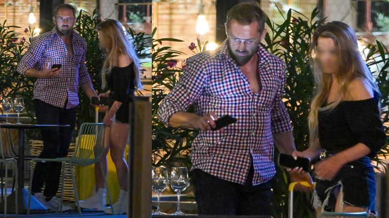 Jarosław Bieniecki na spotkaniu z tajemniczą kobietą