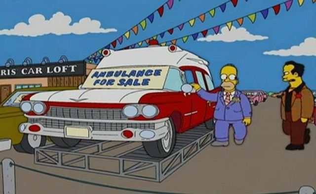 21 samochodów z "The Simpsons" i ich prawdziwe odpowiedniki 27
