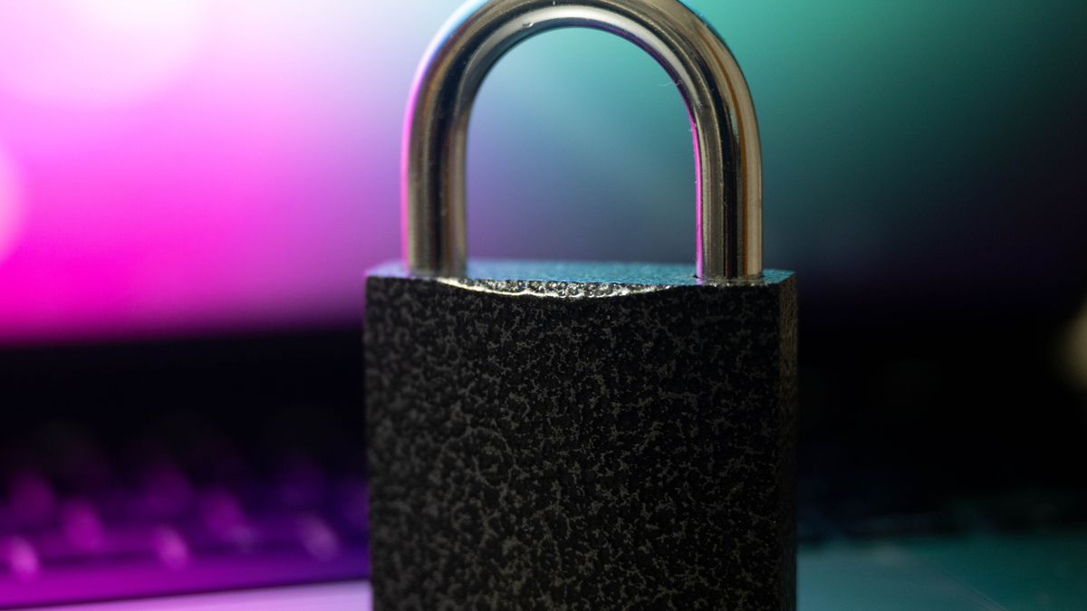 ANKARA, TURKIYE - JANUARY 30: In this photo illustration, a padlock is displayed on the keyboard in Ankara, Turkiye on January 30, 2025. (Photo by Didem Mente/Anadolu via Getty Images)