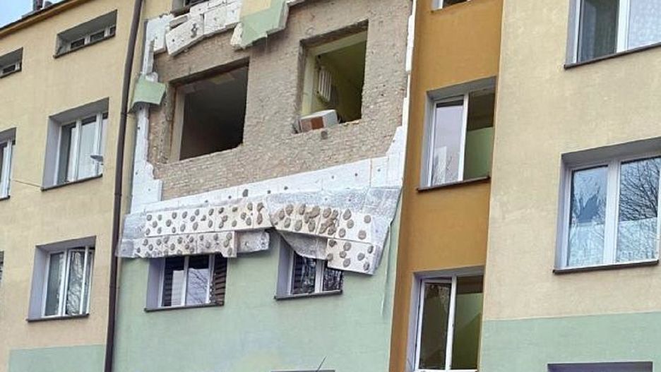 Blok po wybuchu gazu w Rzeszowie